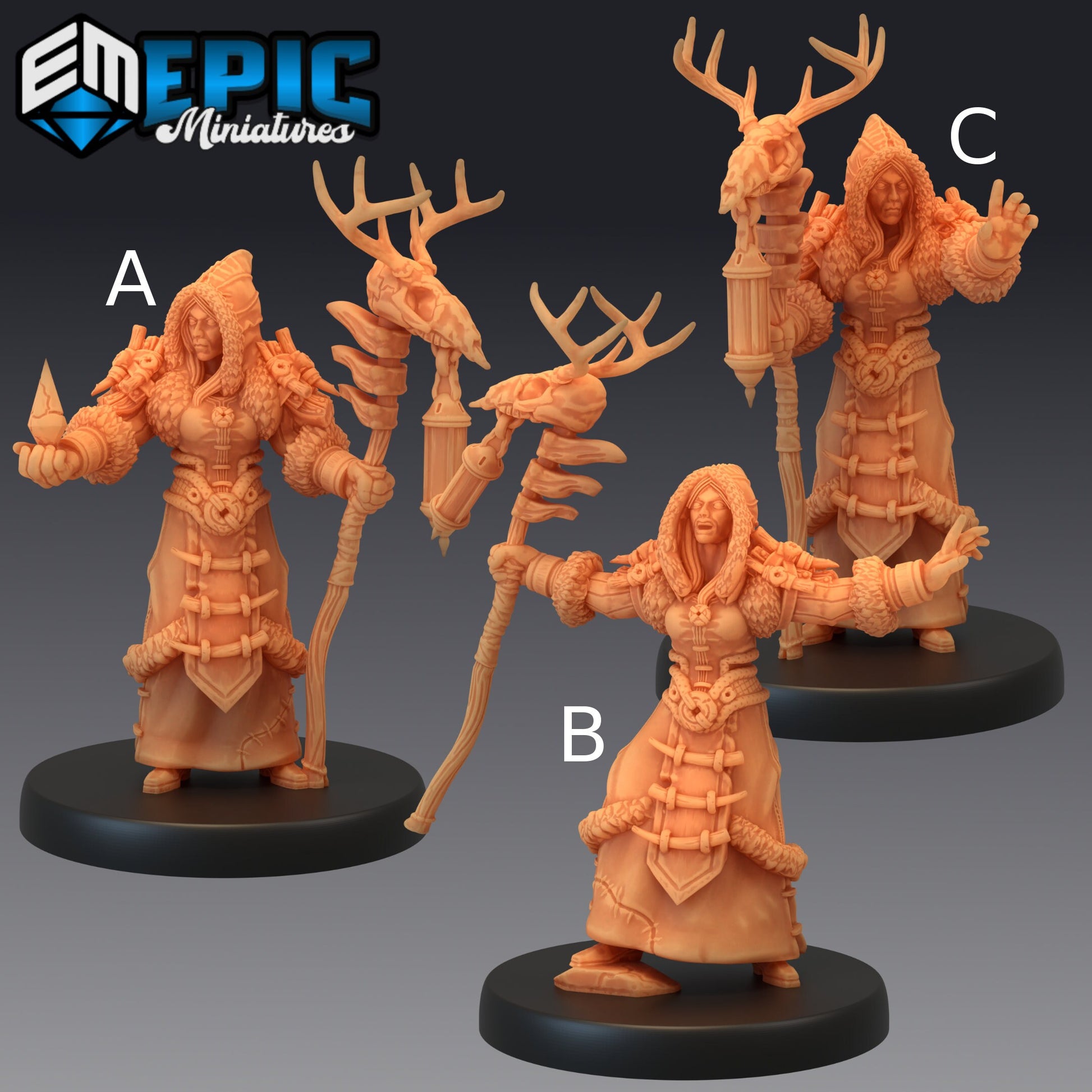 Winter Shaman - Epic Miniatures 