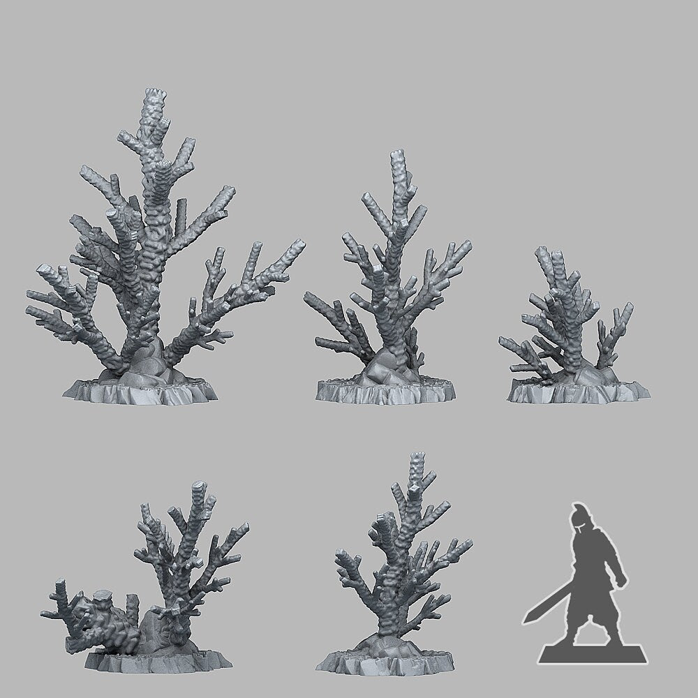 Plutonian Branches Scatter Terrain - Fantastic Plants and Rocks 