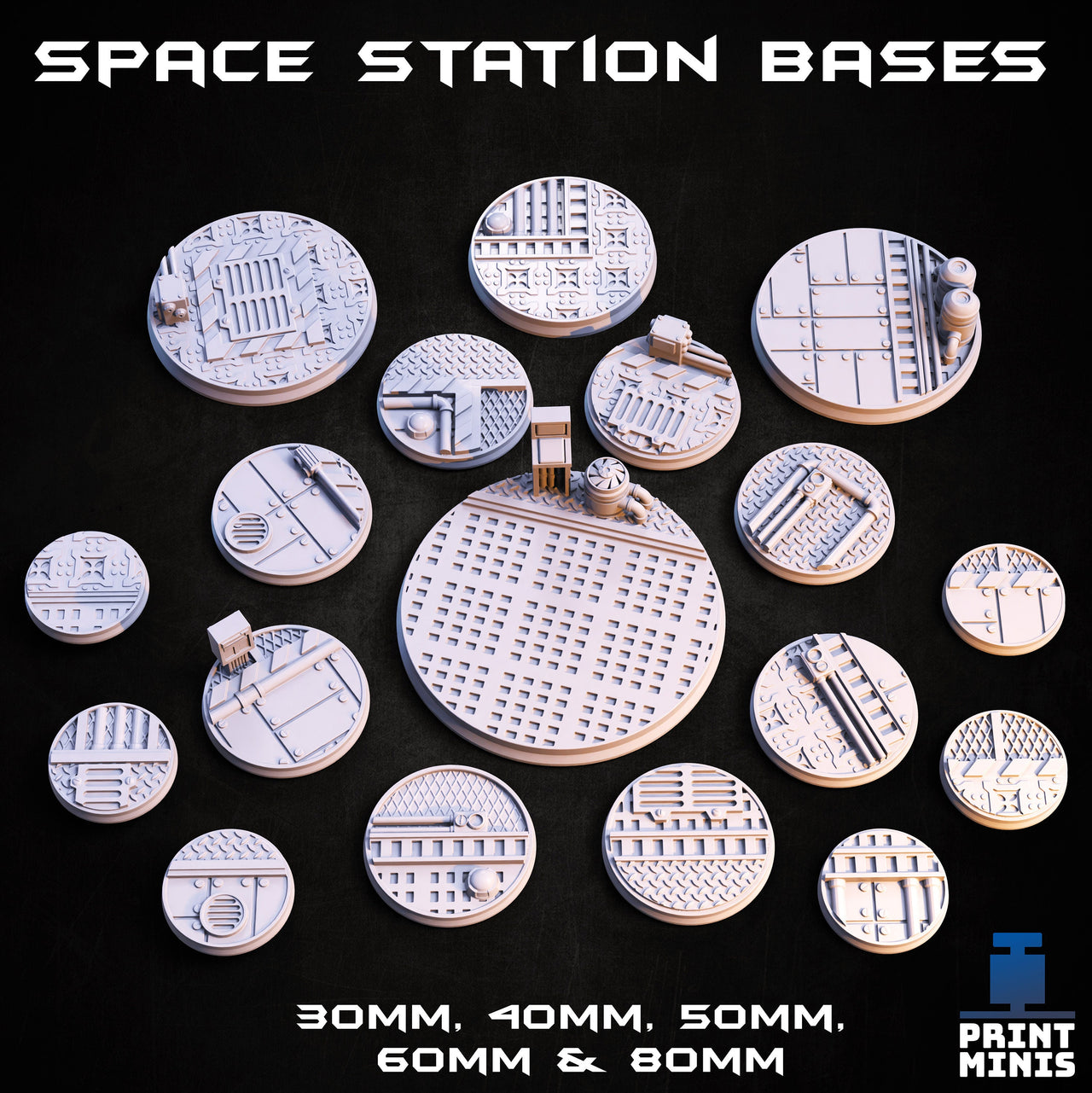 Space Station Bases - Print Minis 