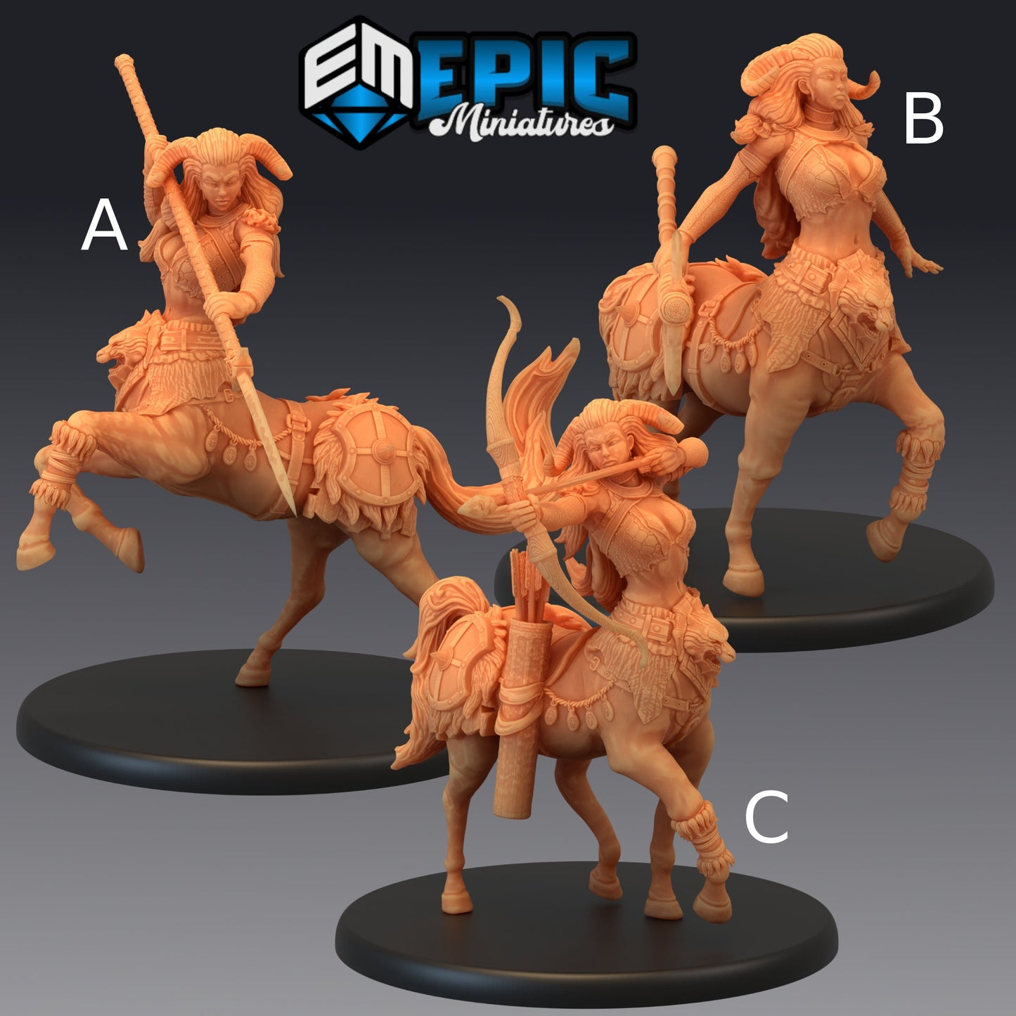 Centaur Female - Epic Miniatures 
