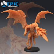 Draconic Demon White - Epic Miniatures 