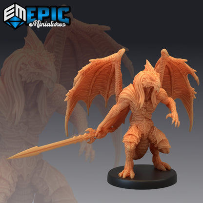 Draconic Demon White - Epic Miniatures 