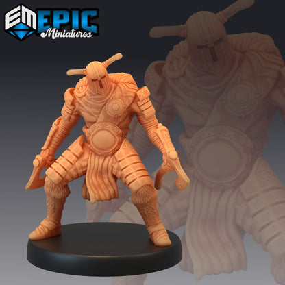 Helmed Barbarian - Epic Miniatures 