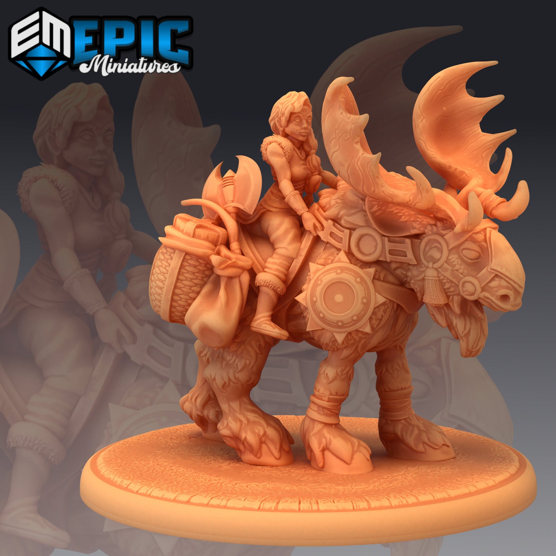 Snow Moose - Epic Miniatures 