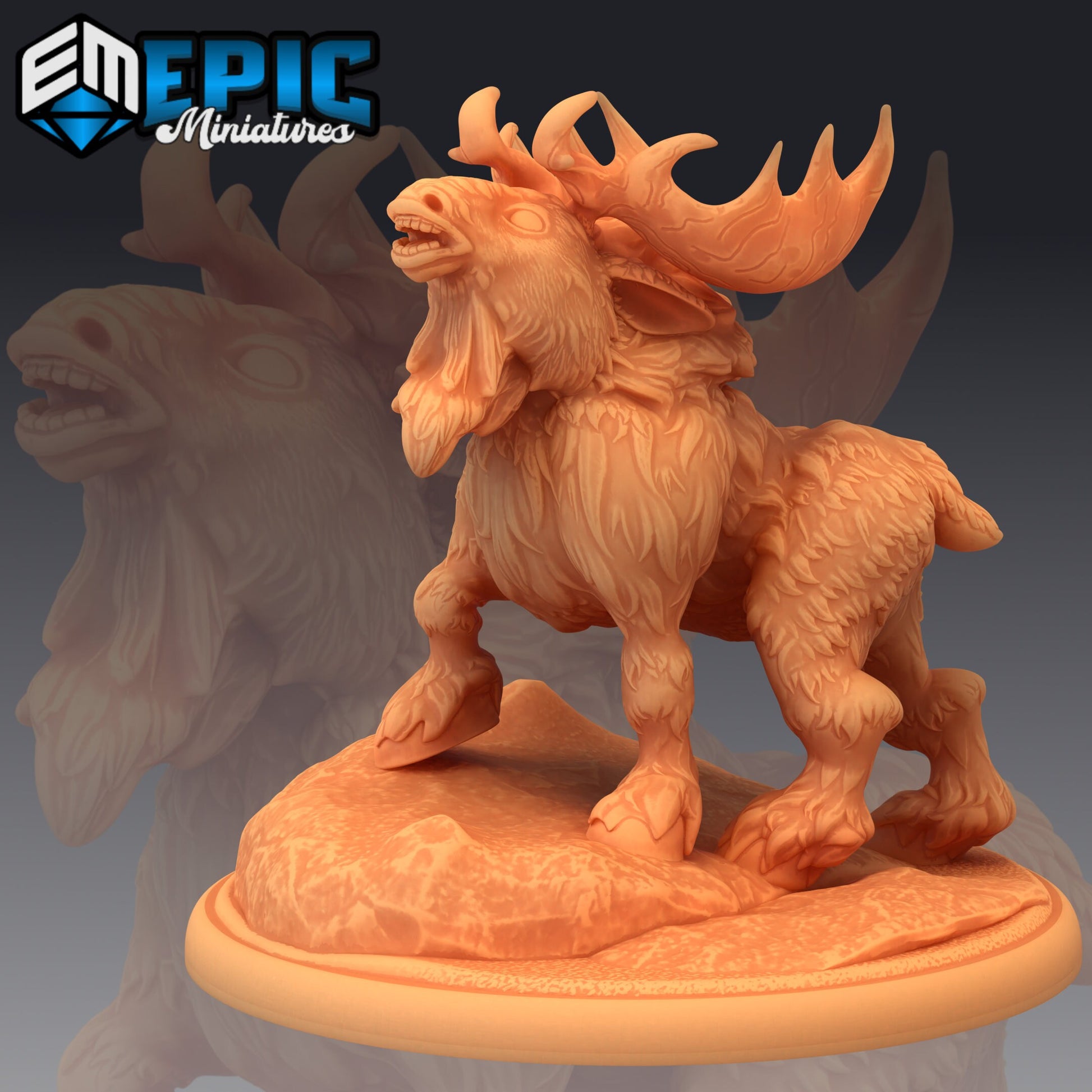 Snow Moose - Epic Miniatures 