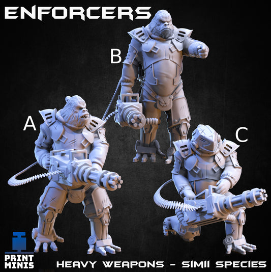 Gorilla Simii Enforcer - Print Minis 