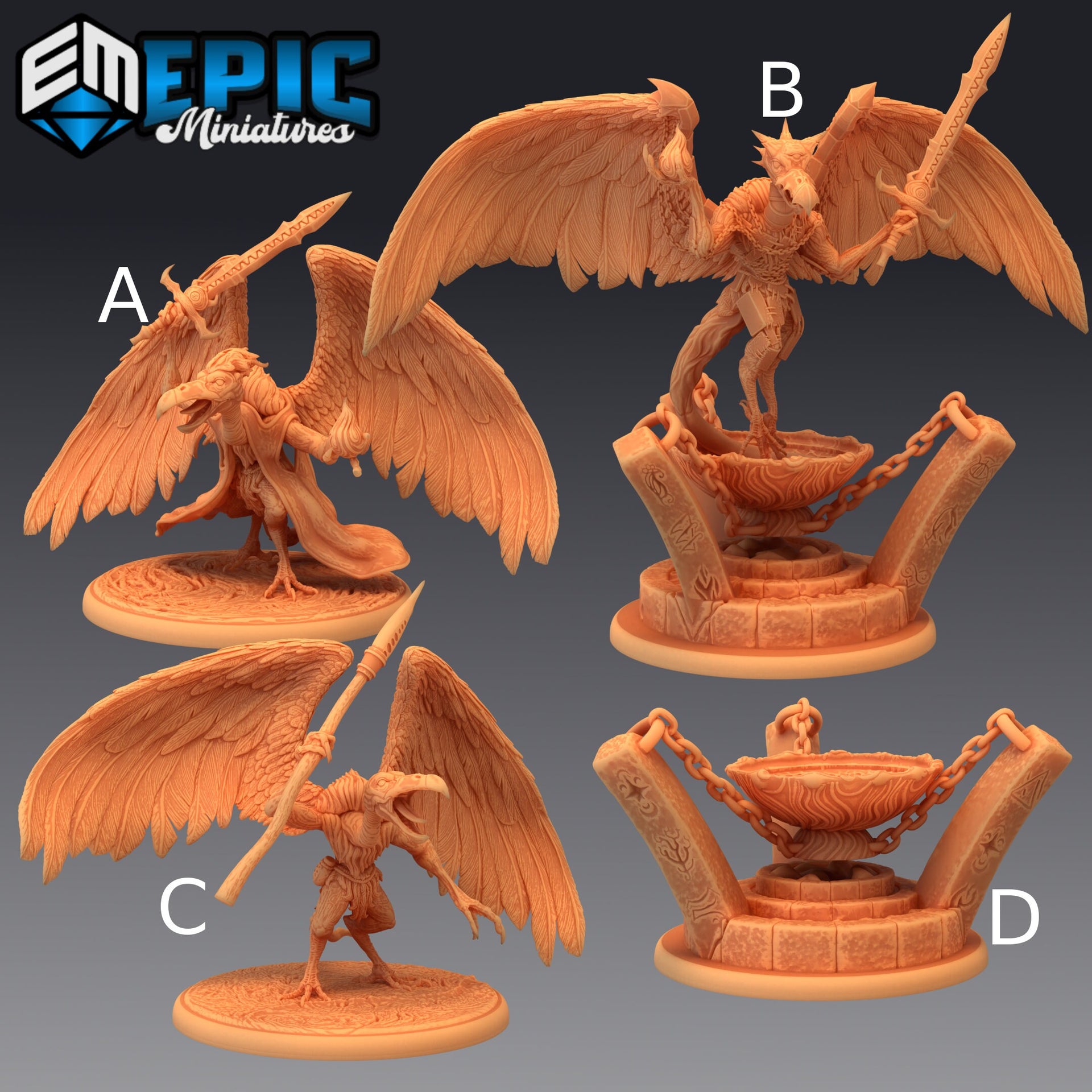 Vulture Demon - Epic Miniatures 