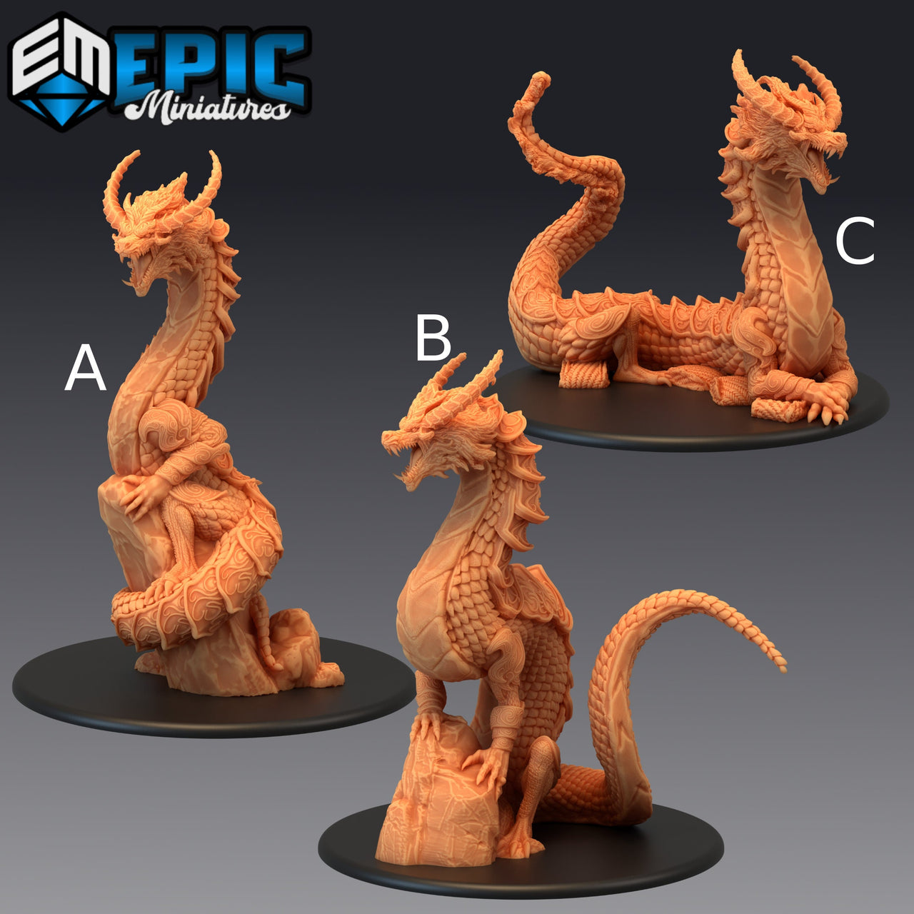 Legendary Lung Dragon - Epic Miniatures
