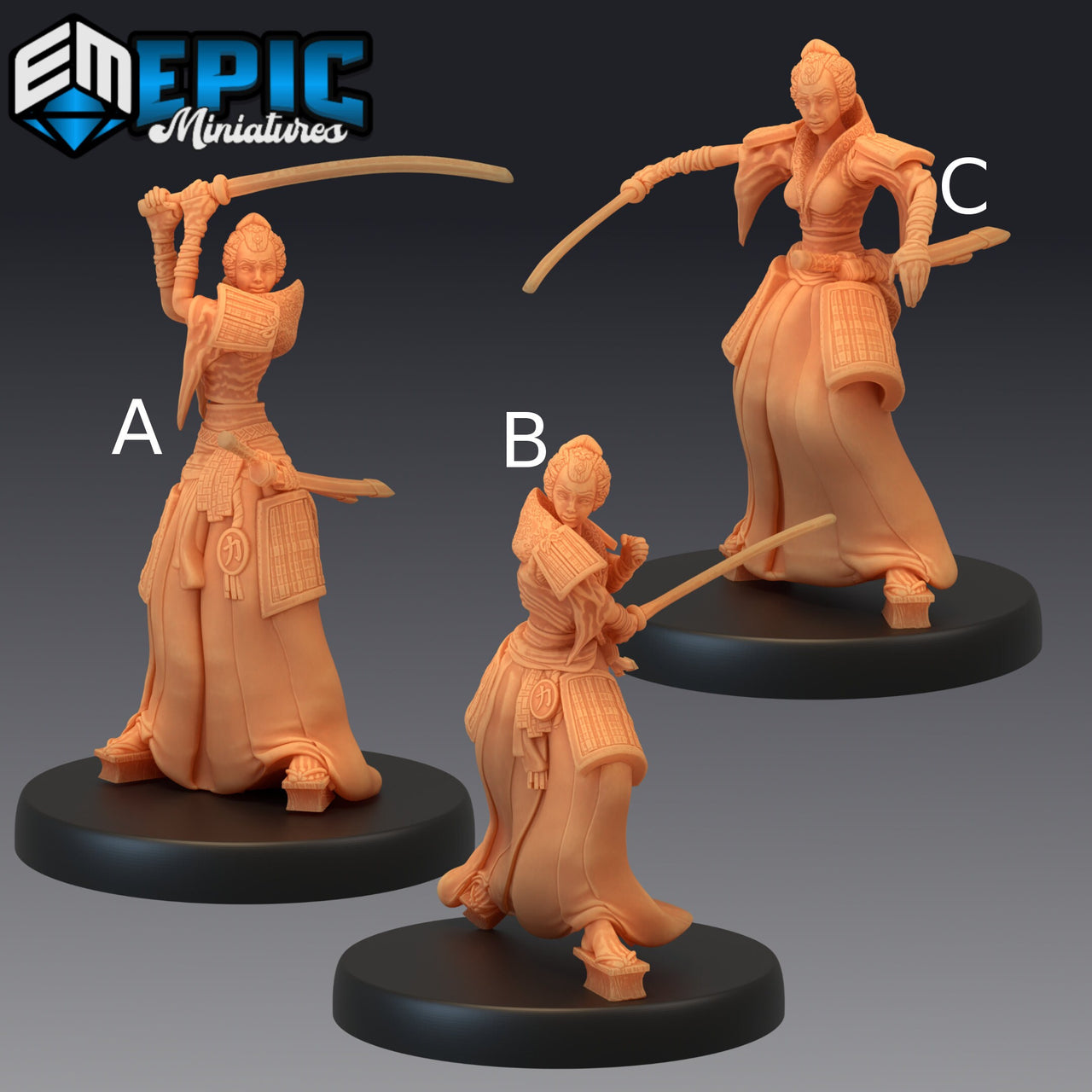 Samurai Female - Epic Miniatures