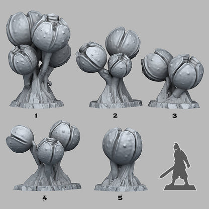 Insanity Spore Pods Scatter Terrain - Fantastic Plants and Rocks 