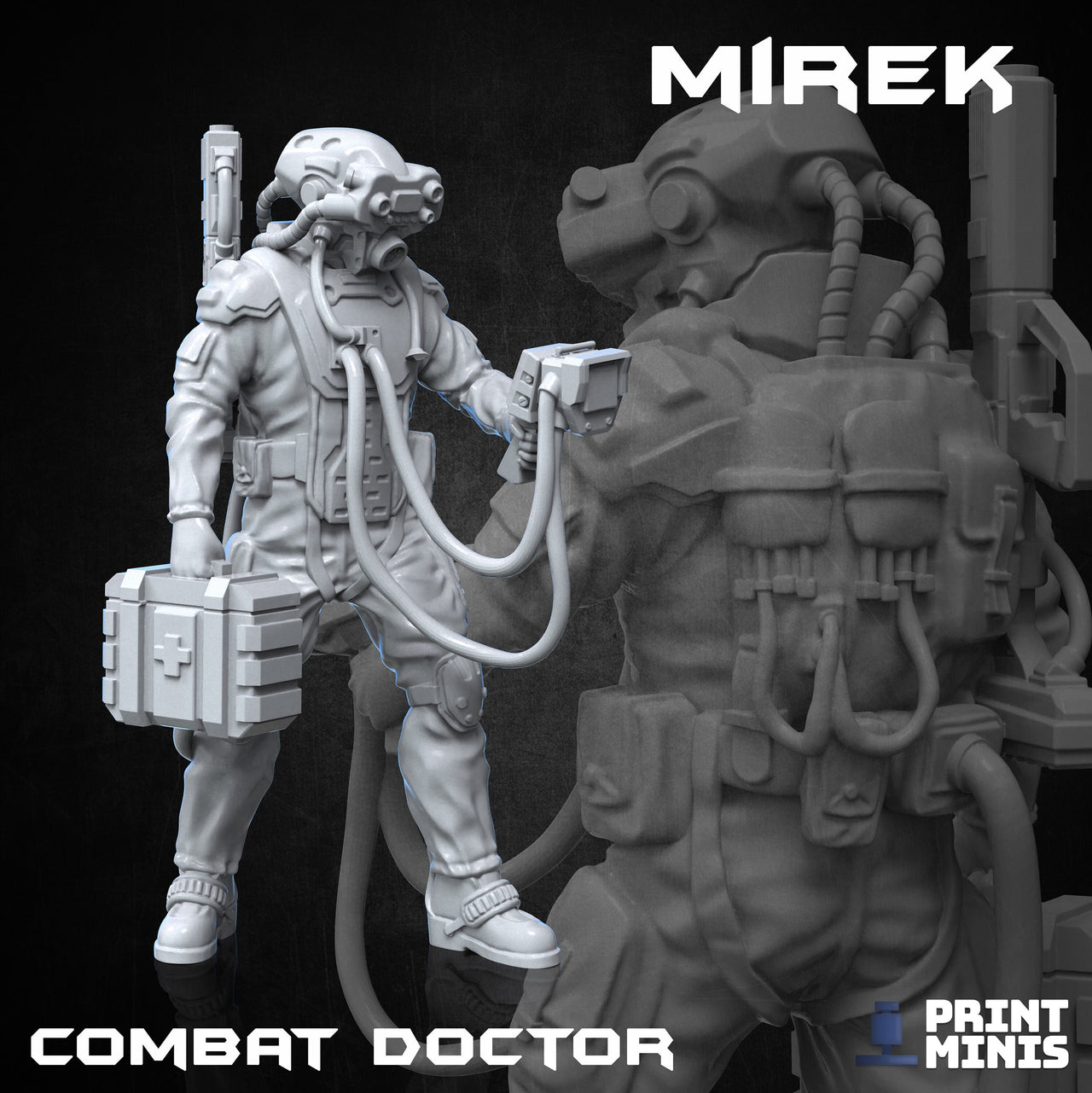 Mirek, Combat Doctor - Print Minis 