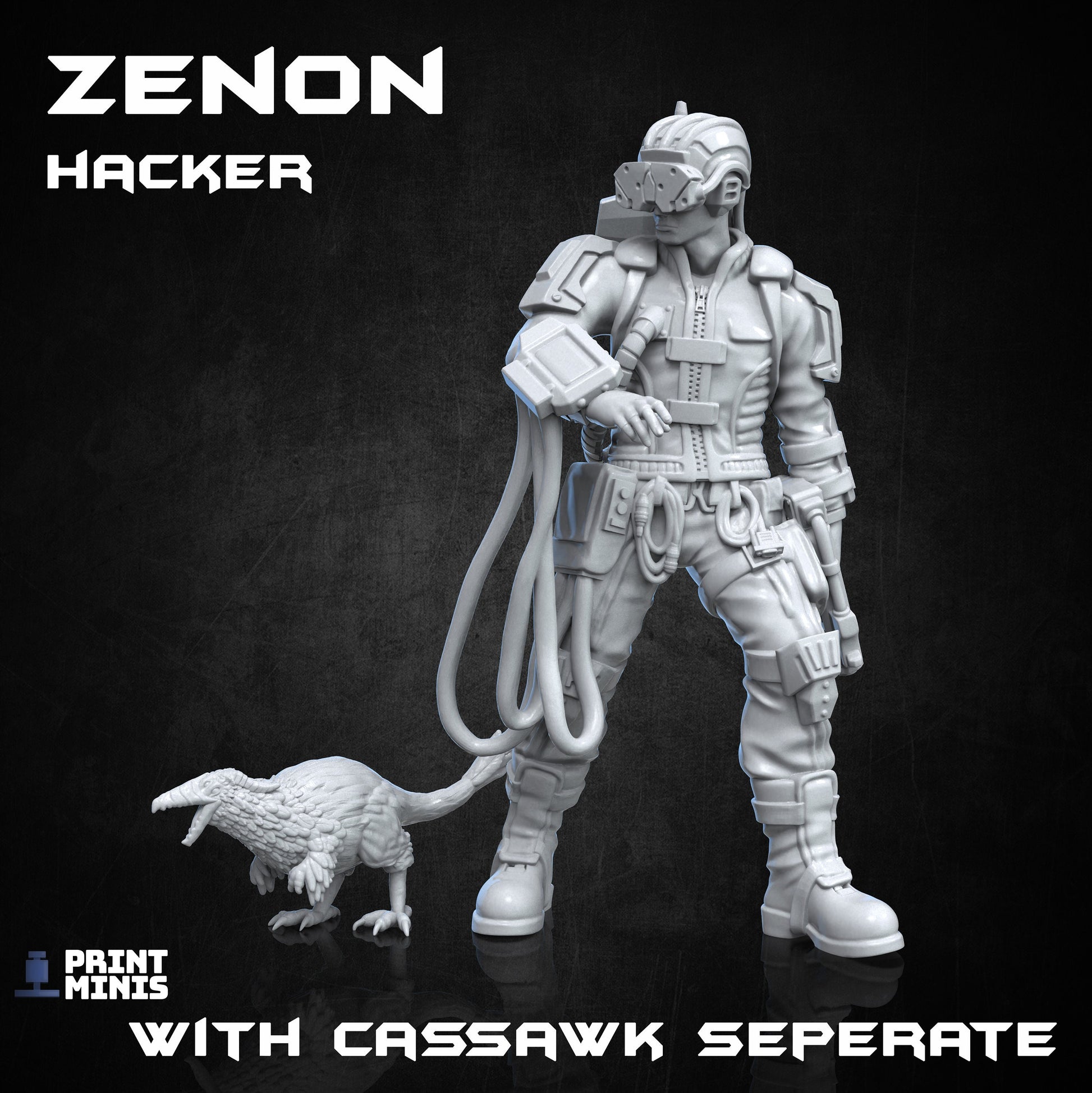 Zenon, Hacker - Print Minis 