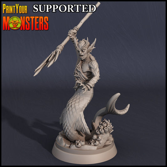 Merman Sanctum Defender - Print Your Monsters 