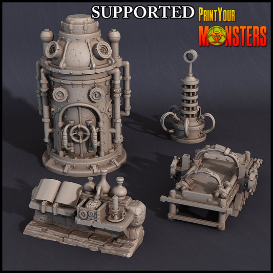 Laboratory Scatter Terrain - Print Your Monsters 