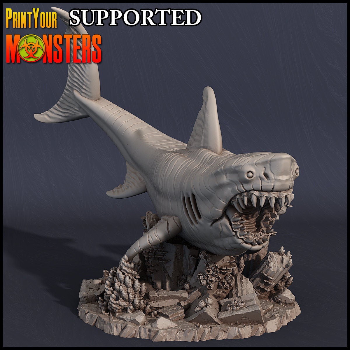 shark mania様 リクエスト 2点 まとめ商品 Hammerhead Shark Rider - Print Your Monsters