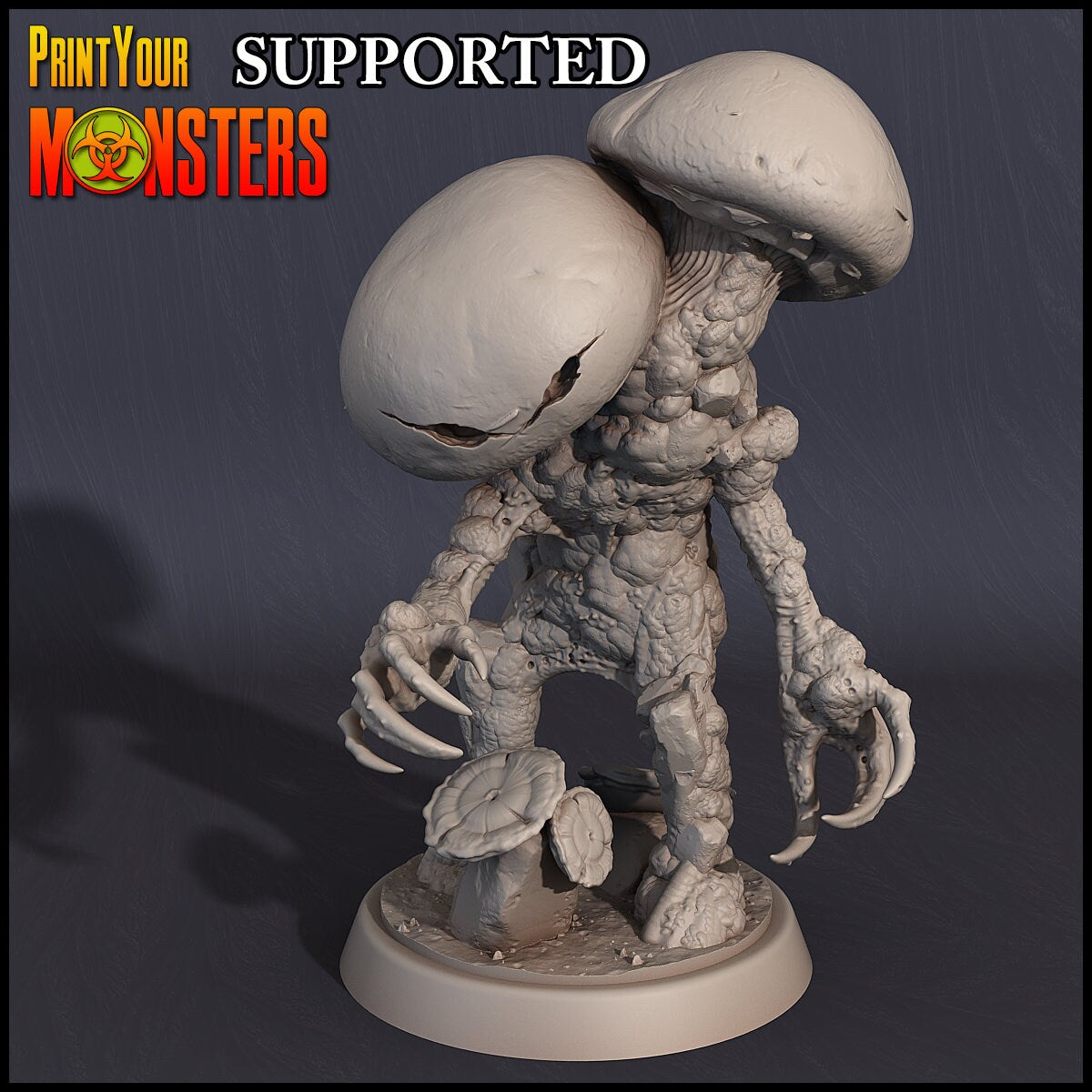 Grotto Fungi Warriors - Print Your Monsters 