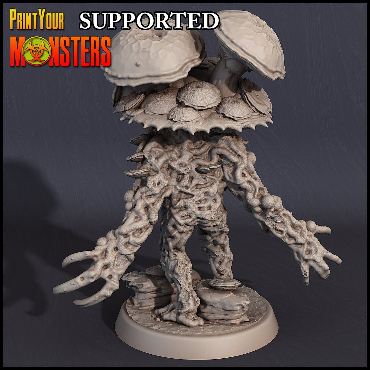 Grotto Fungi Warriors - Print Your Monsters 