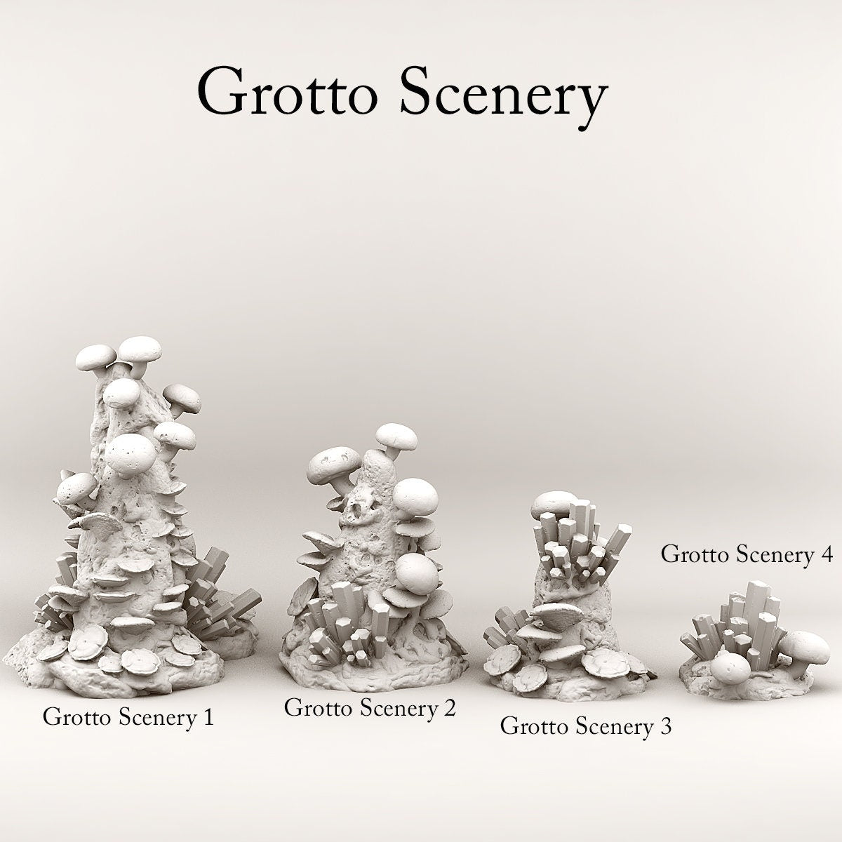 Fungus Grotto Scenary - Print Your Monsters 