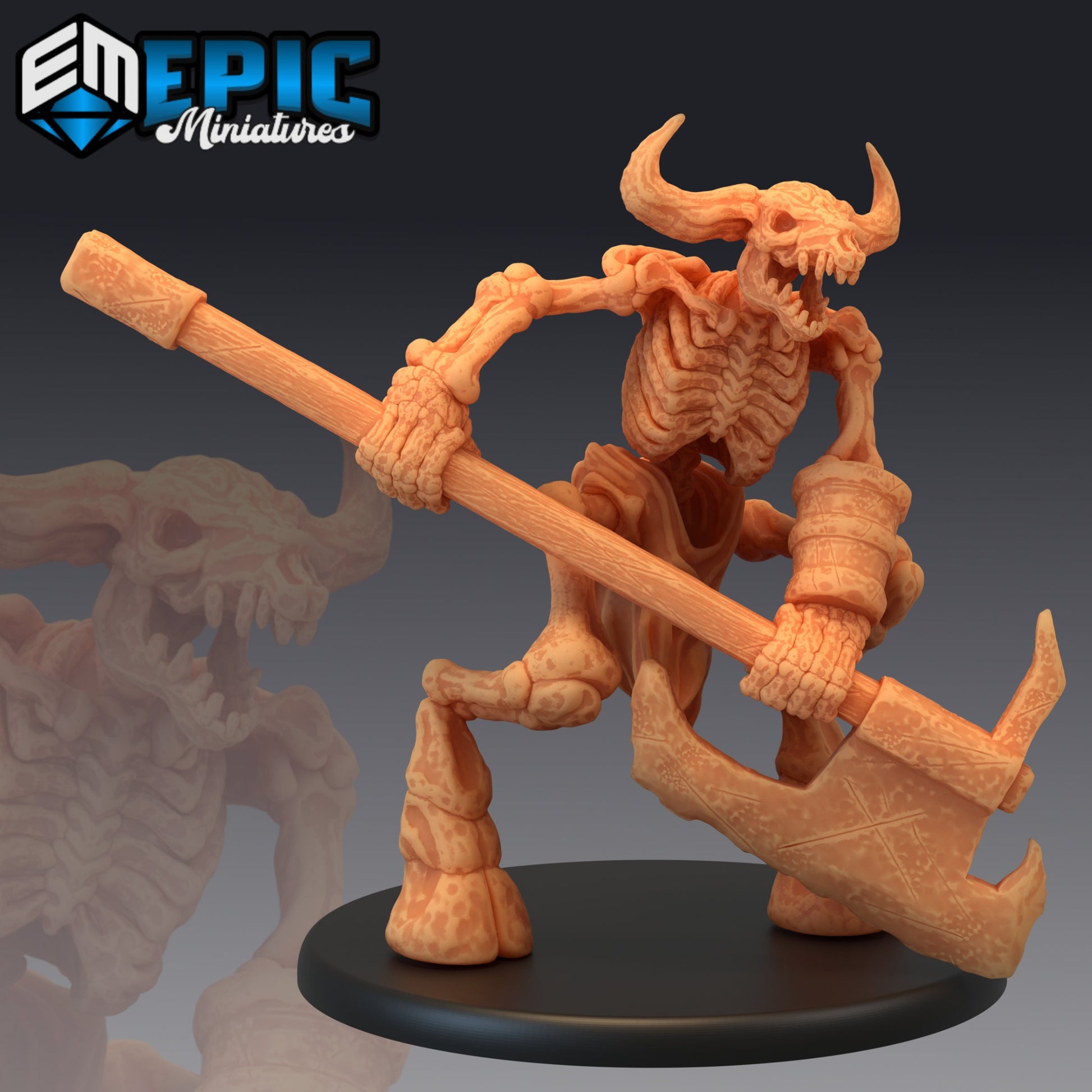 Minotaur Skeleton - Epic Miniatures 