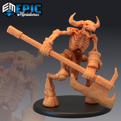 Minotaur Skeleton - Epic Miniatures 