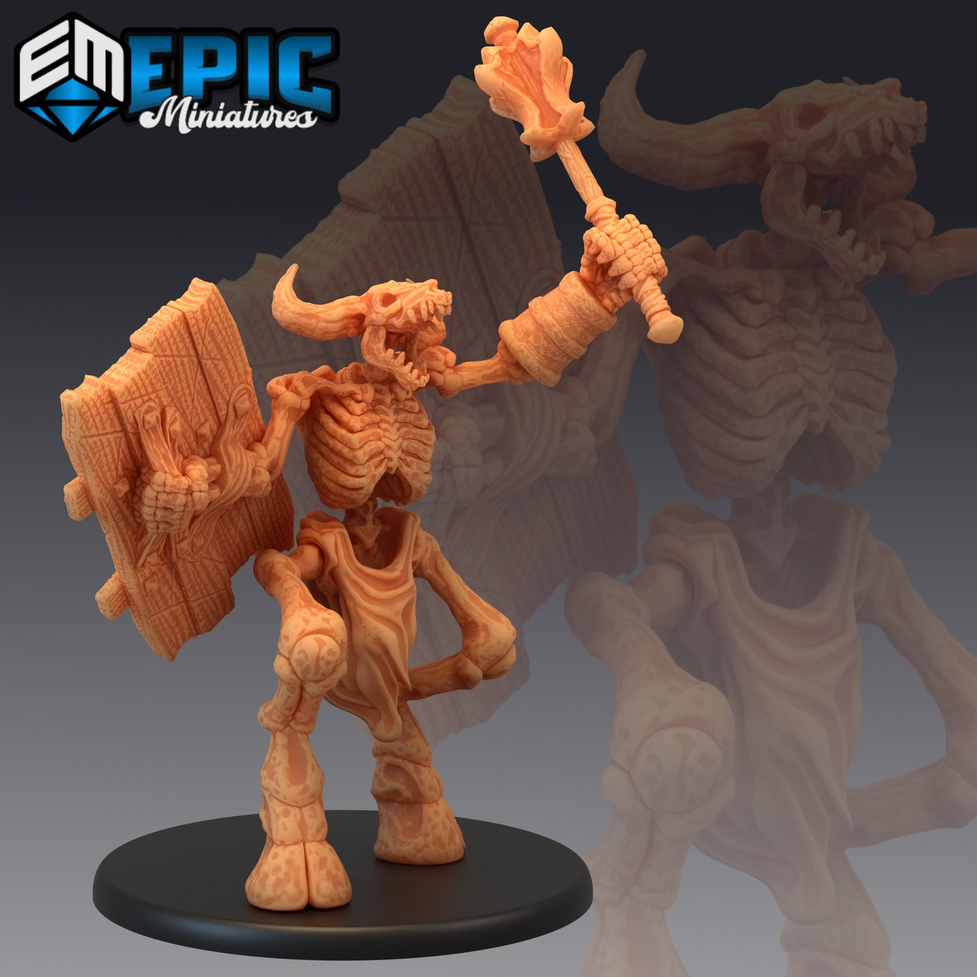 Minotaur Skeleton - Epic Miniatures 