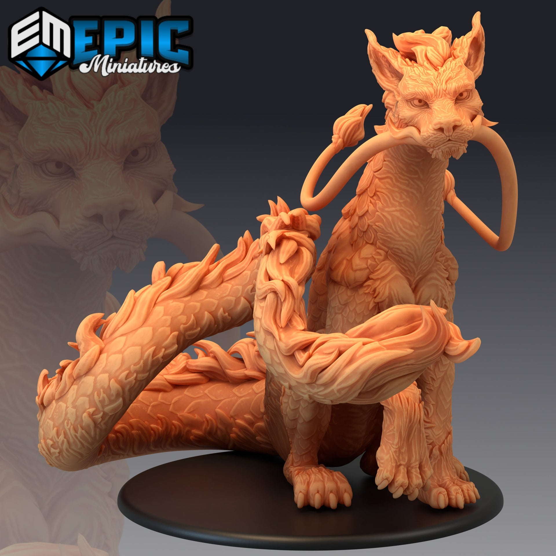 Cat Dragon - Epic Miniatures 