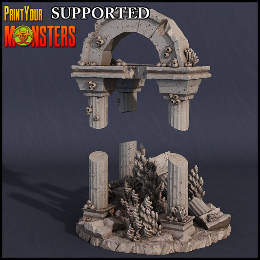 Darkwater Ruined  Temple - Print Your Monsters 