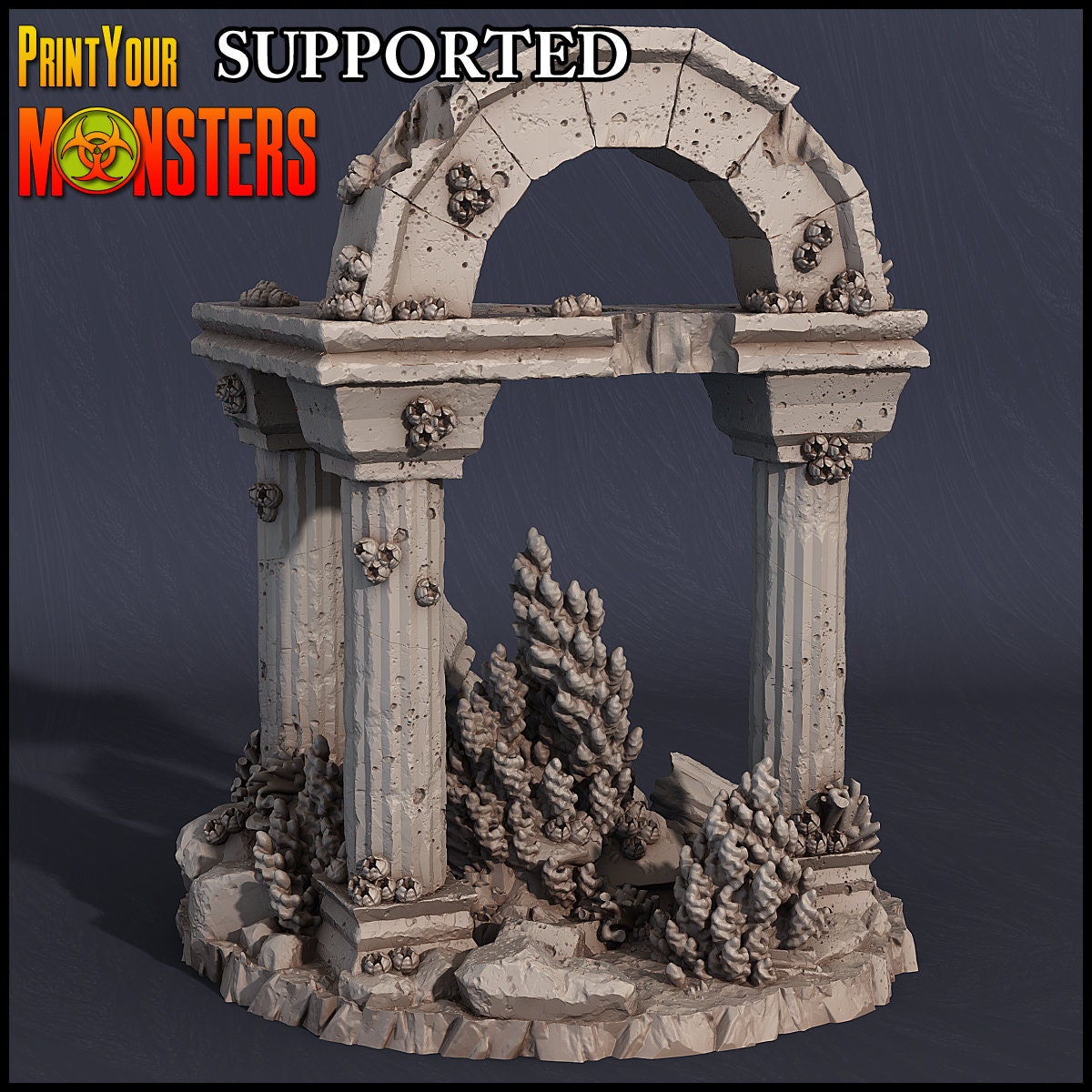 Darkwater Ruined  Temple - Print Your Monsters 