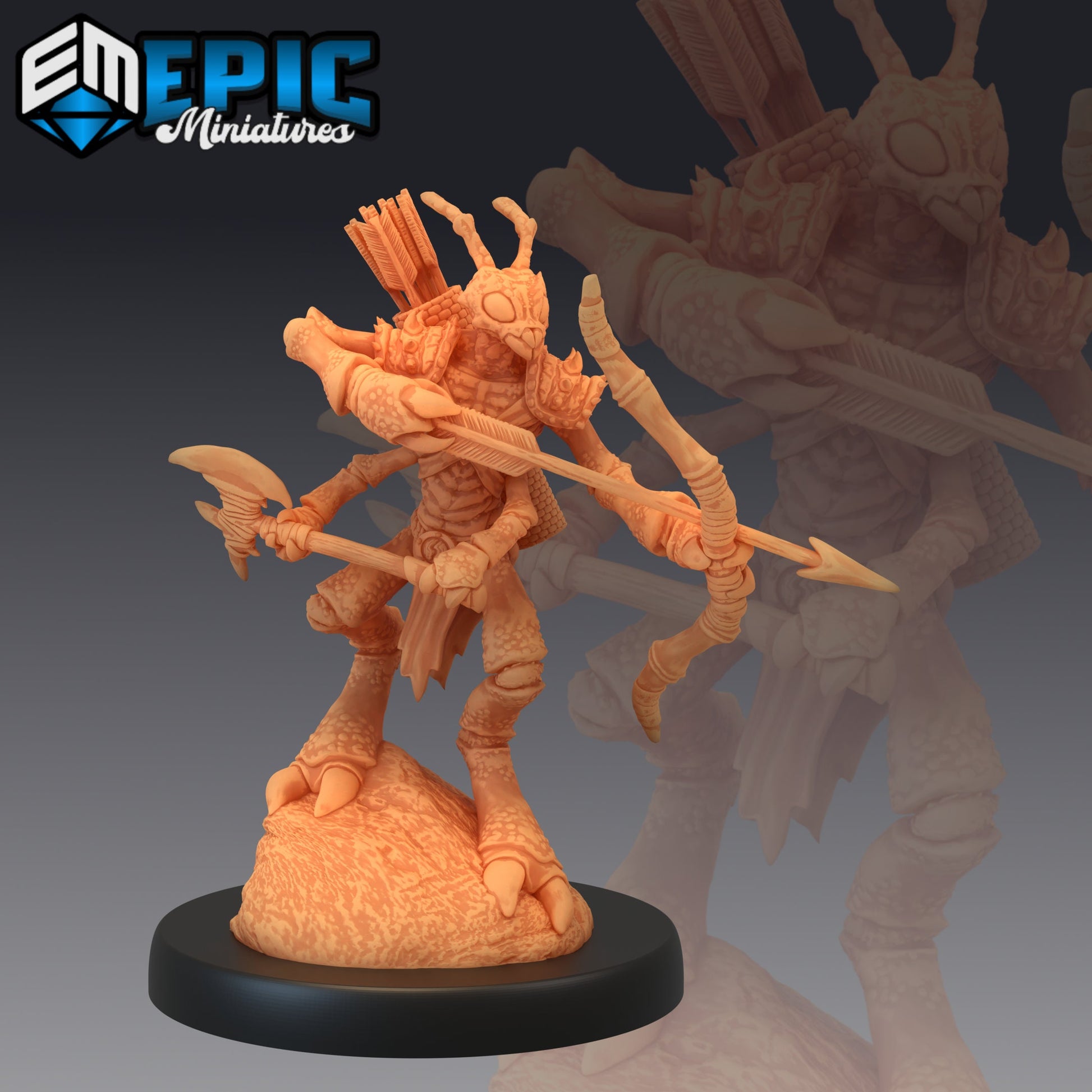 Insectoid Ant Warrior - Epic Miniatures 