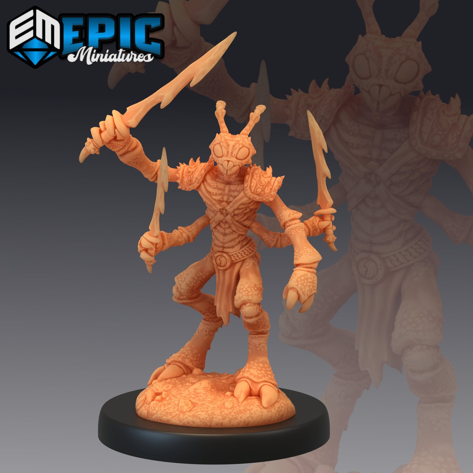 Insectoid Ant Warrior - Epic Miniatures 