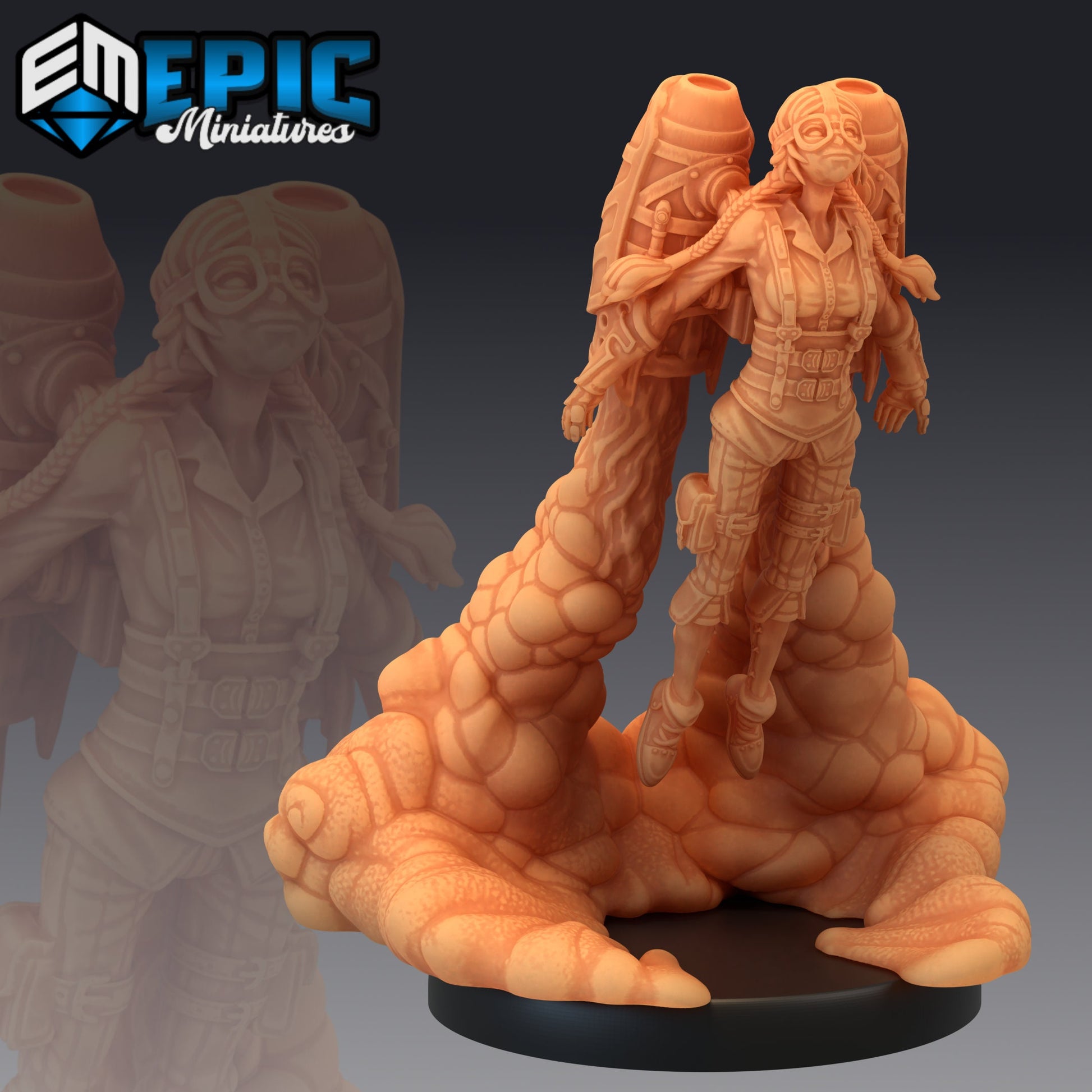 Jetpack Girl Susi - Epic Miniatures 