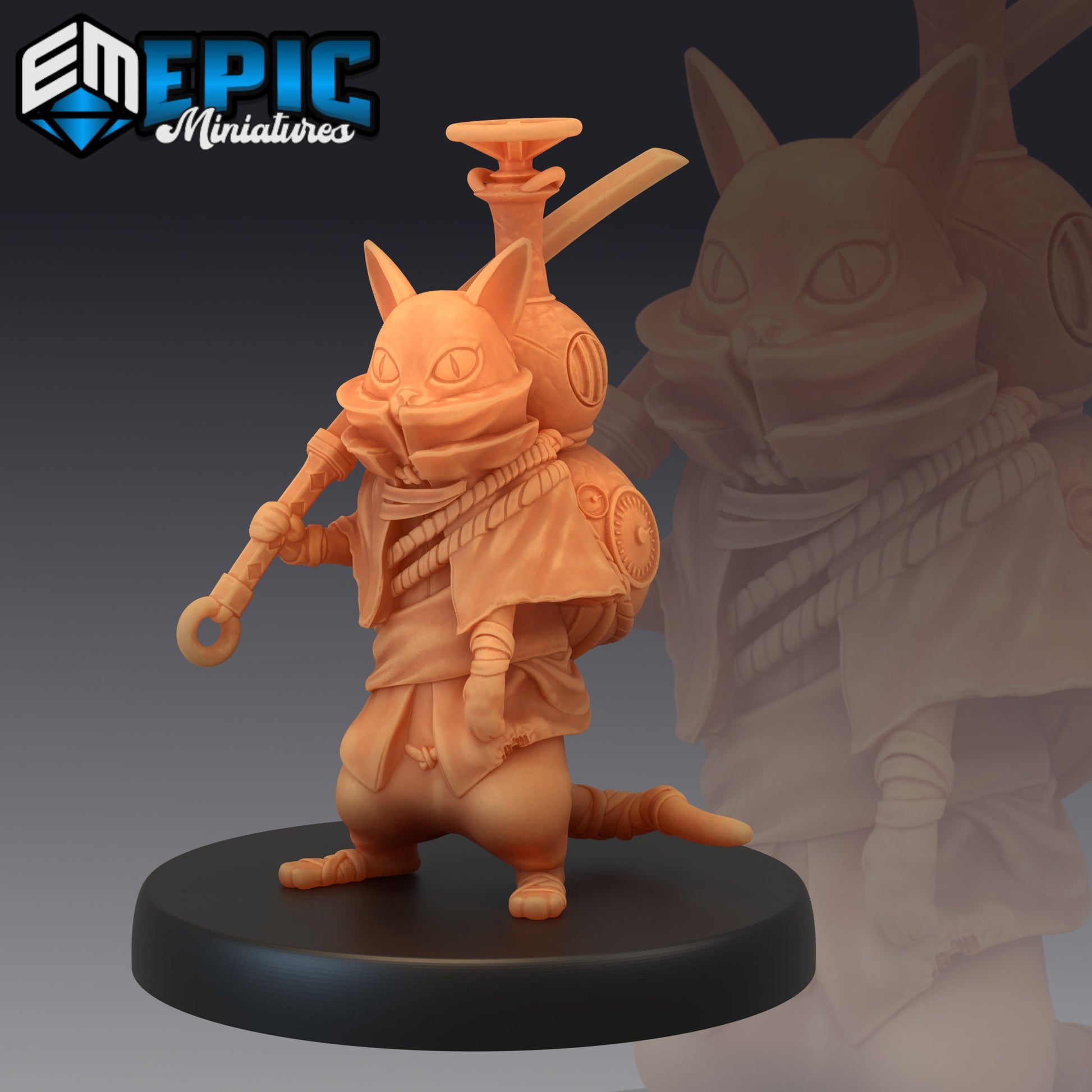 Wandering Neko - Epic Miniatures 