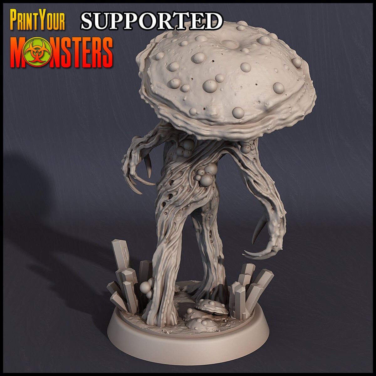 Grotto Fungi Warriors - Print Your Monsters 