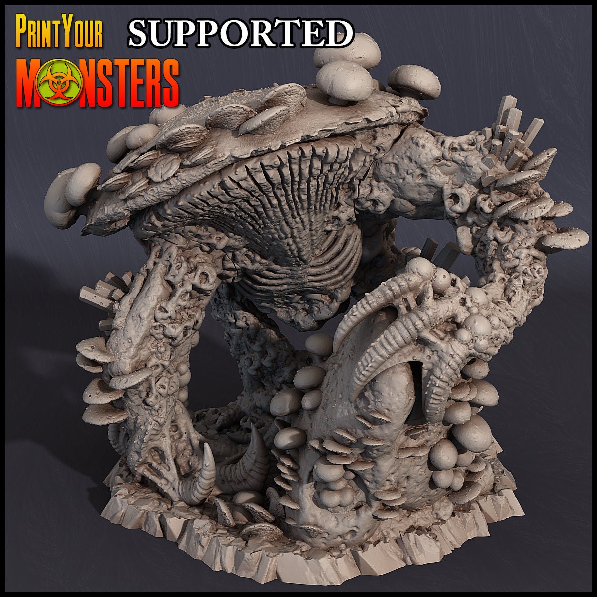 Behemoth Grotto Fungi - Print Your Monsters 