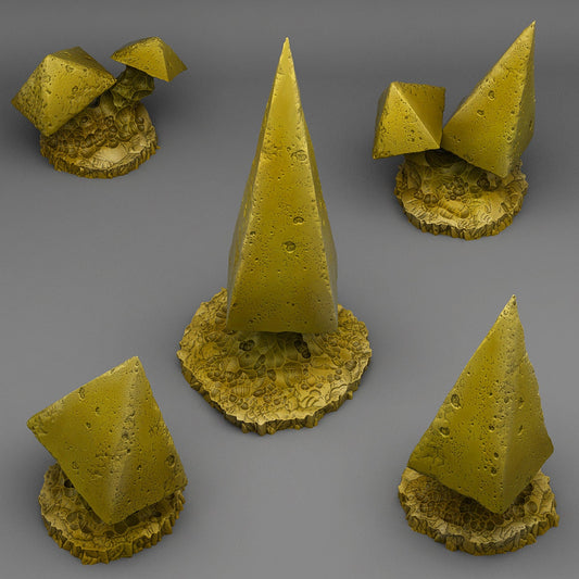 Pyramid Mushrooms Scatter Terrain - Fantastic Plants and Rocks 