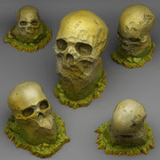 Giant Skull Stones Scatter Terrain - Fantastic Plants and Rocks 