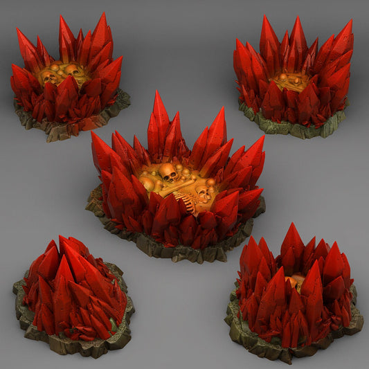 Campiric Crystals Scatter Terrain - Fantastic Plants and Rocks 