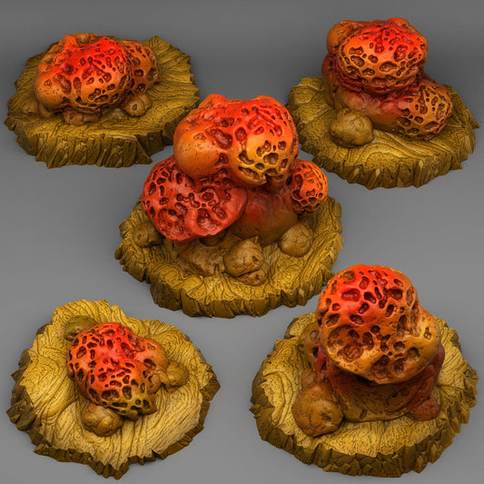 Wormhole Mushrooms Scatter Terrain - Fantastic Plants and Rocks 