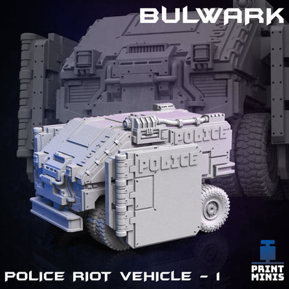 Bulwark Police Raid Vehicle - Print Minis 
