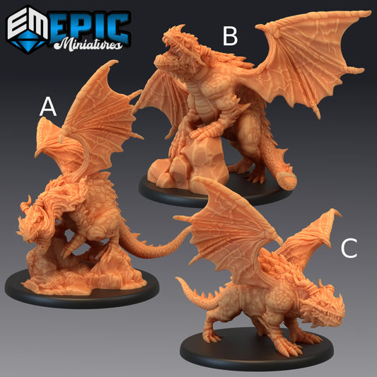 Cave Dragon - Epic Miniatures 