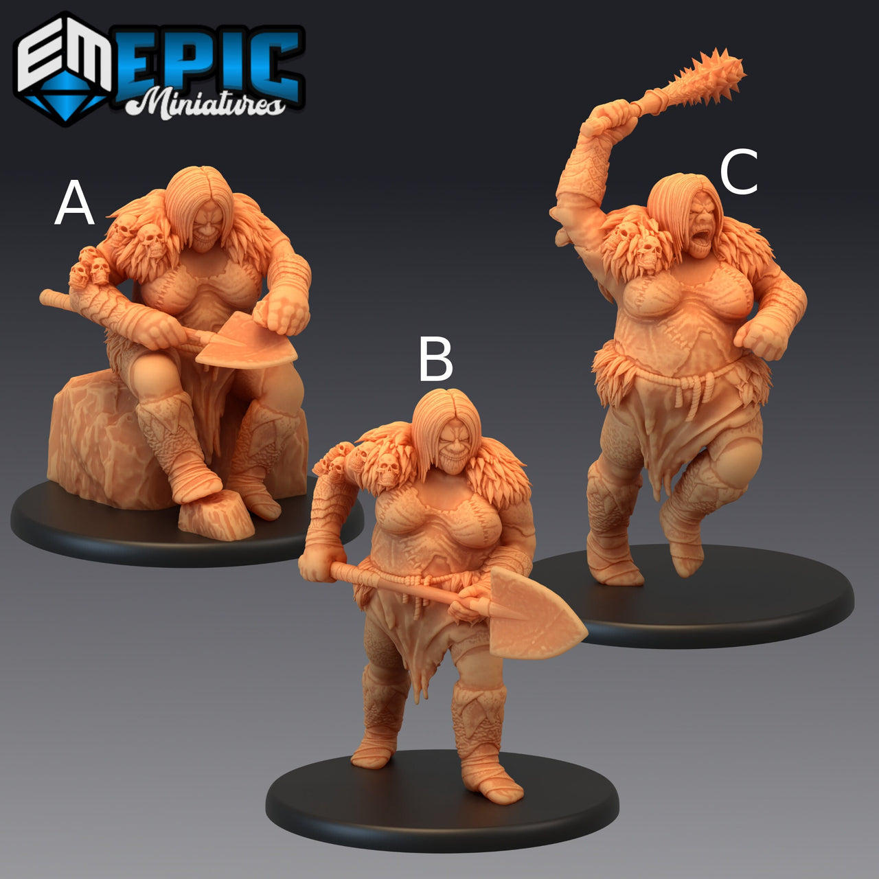 Ogre Female - Epic Miniatures