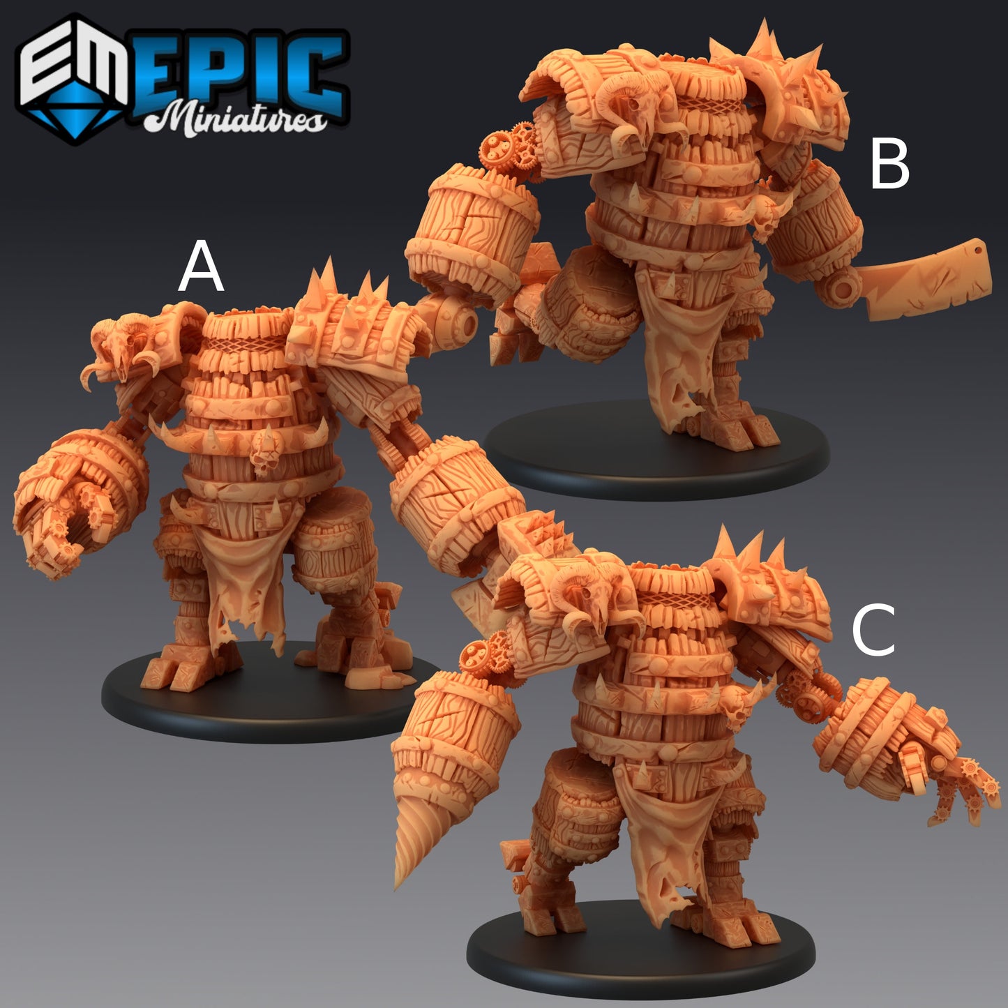 Barrel Construct - Epic Miniatures 