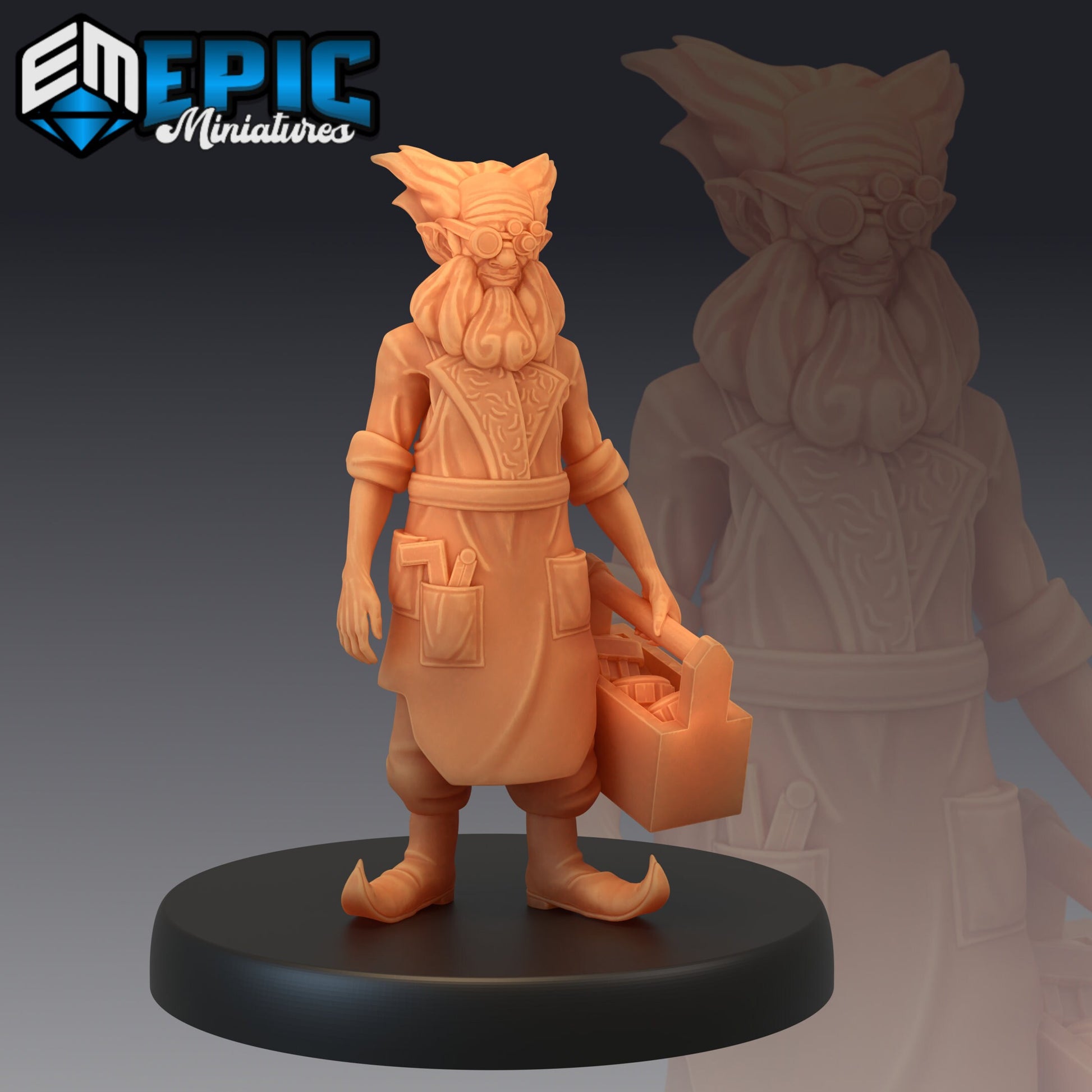 Halfing Inventor - Epic Miniatures 