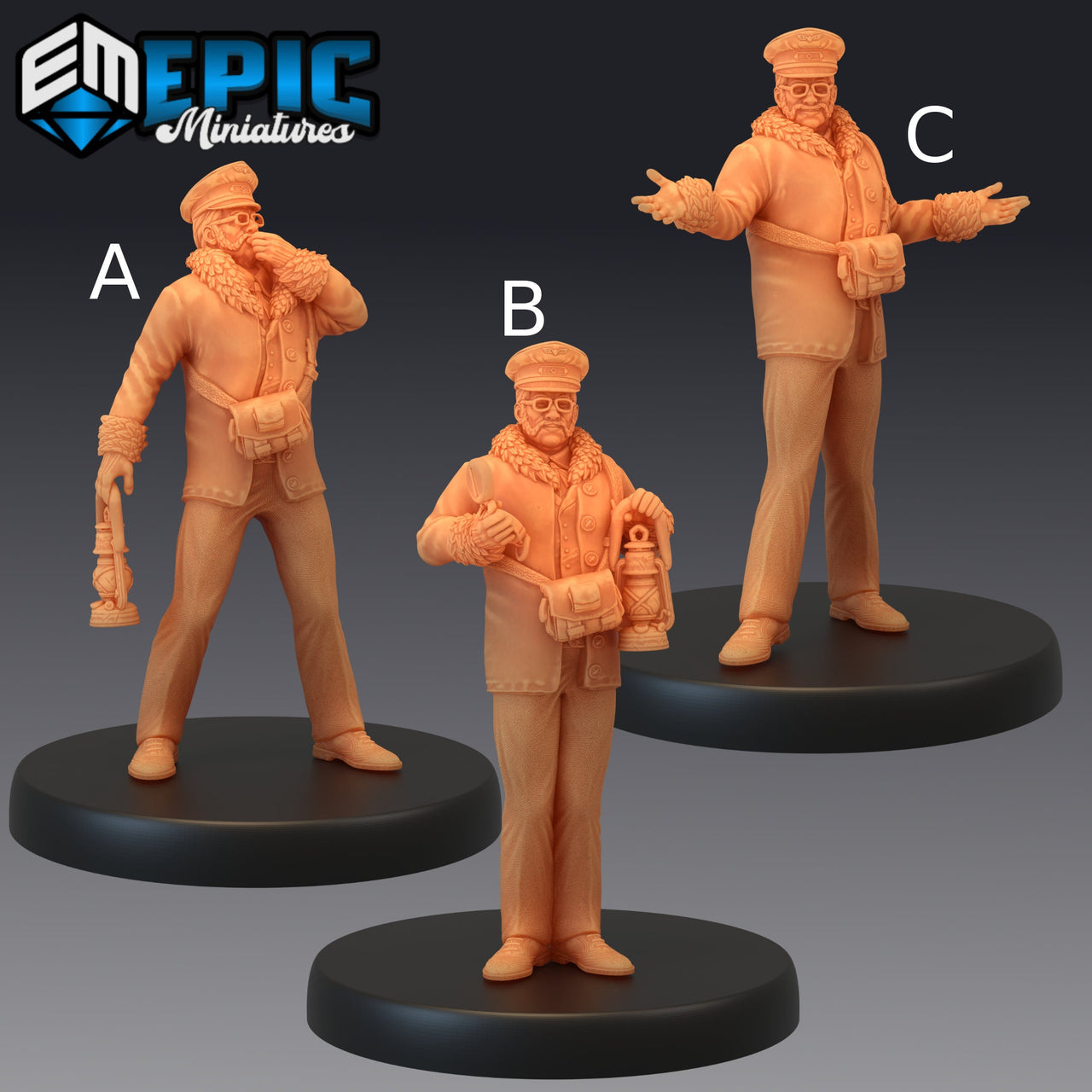 Train Conductor - Epic Miniatures