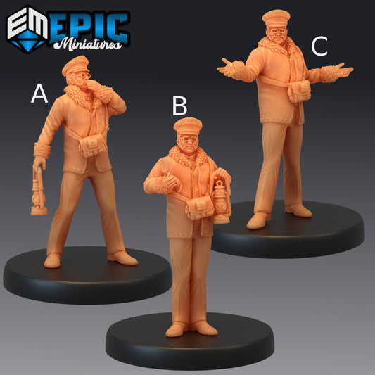 Train Conductor - Epic Miniatures 