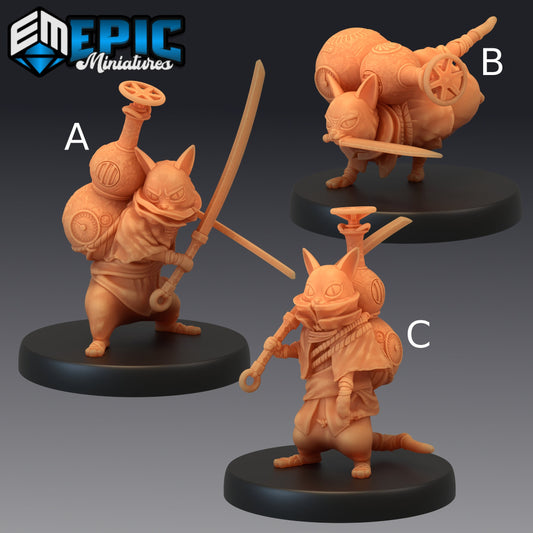 Wandering Neko - Epic Miniatures 