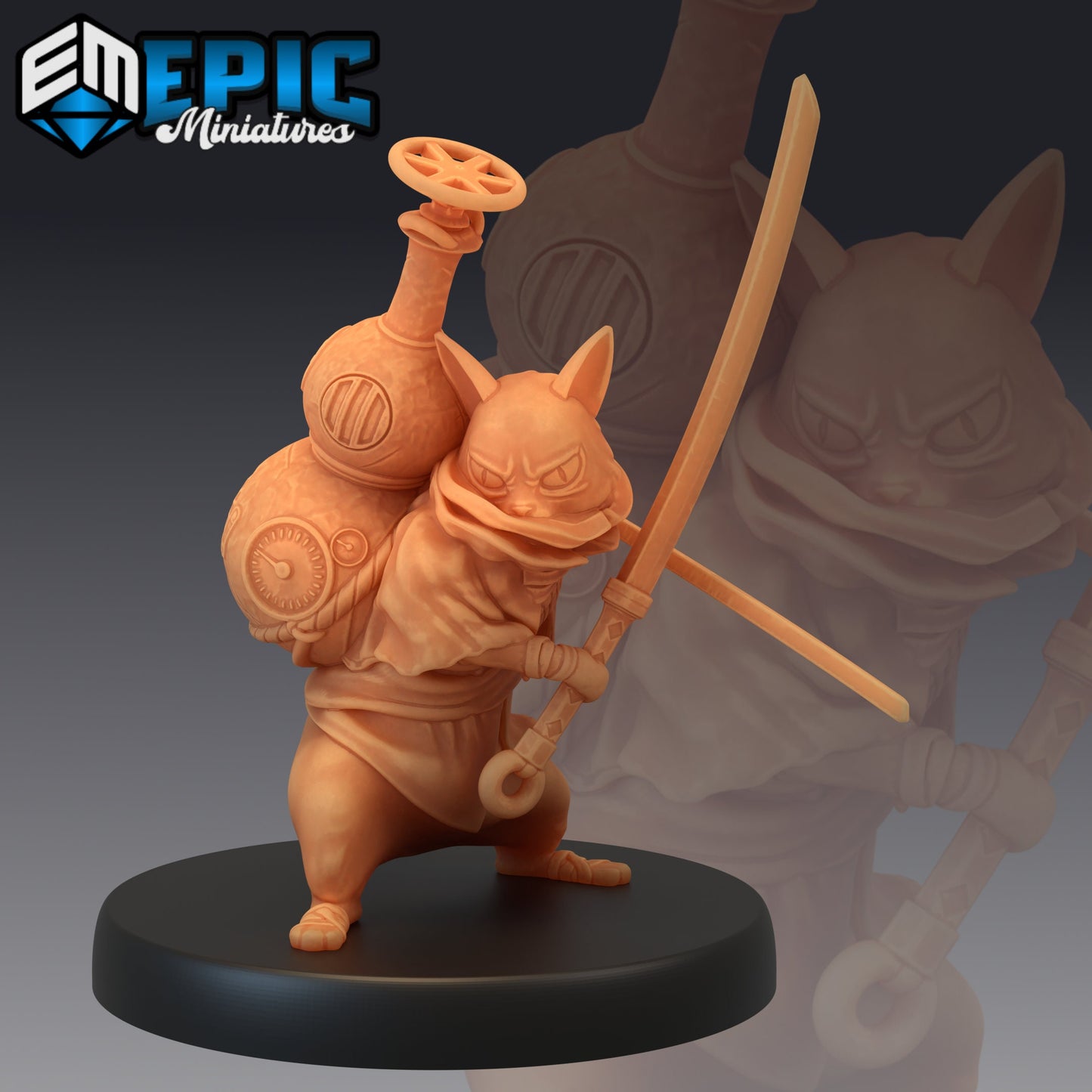 Wandering Neko - Epic Miniatures 