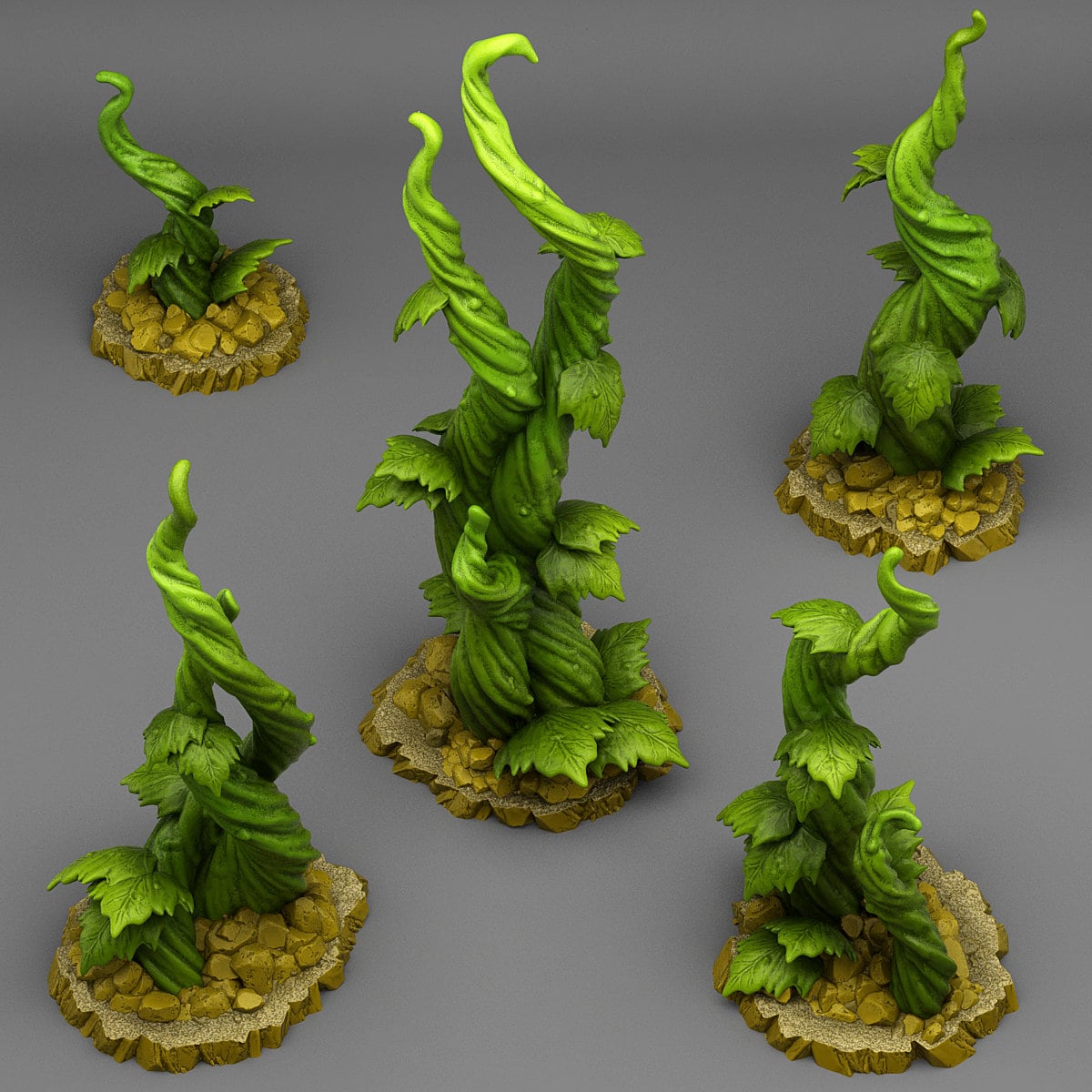 Jacks Beanstalk Scatter Terrain - Fantastic Plants and Rocks