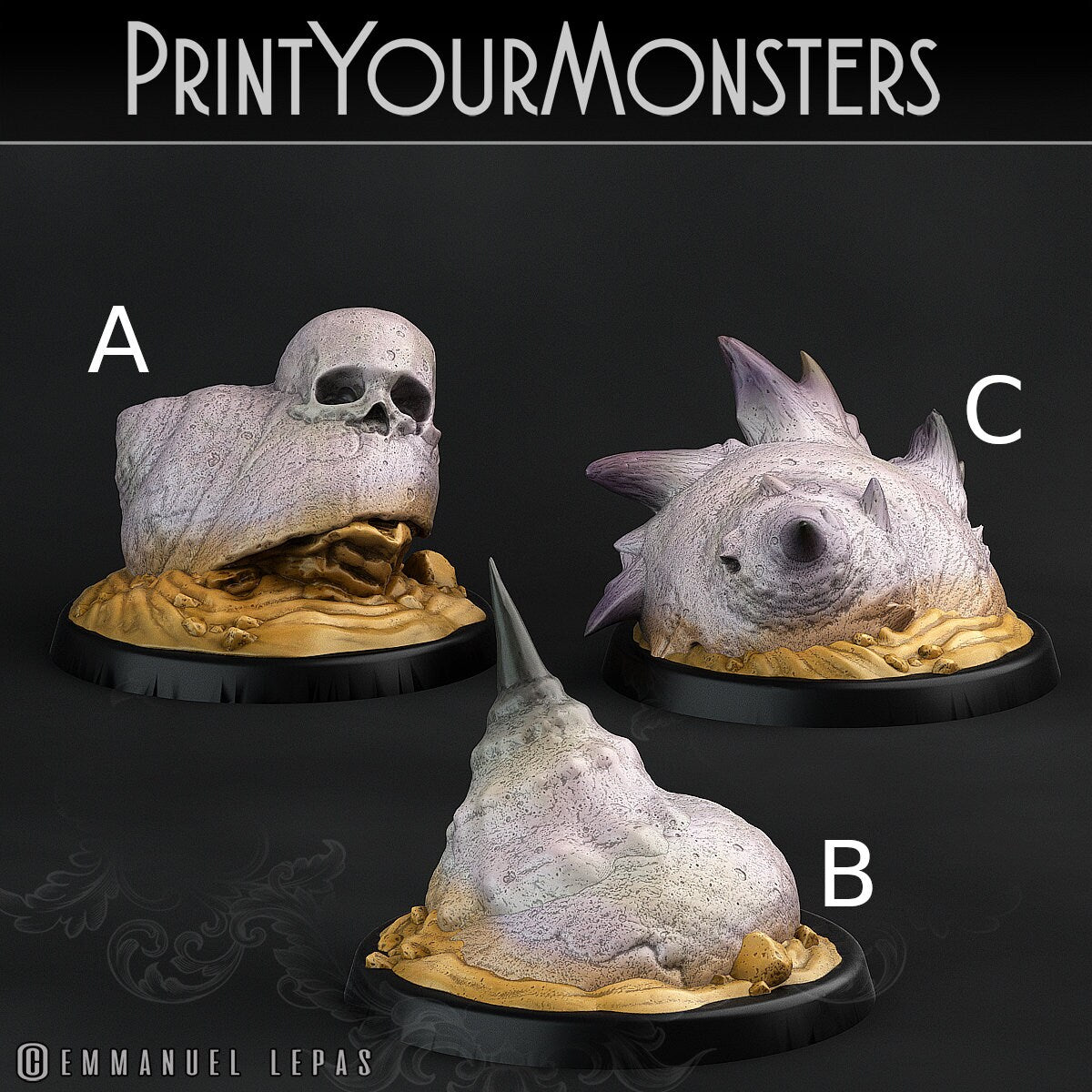 Snails - Print Your Monsters 