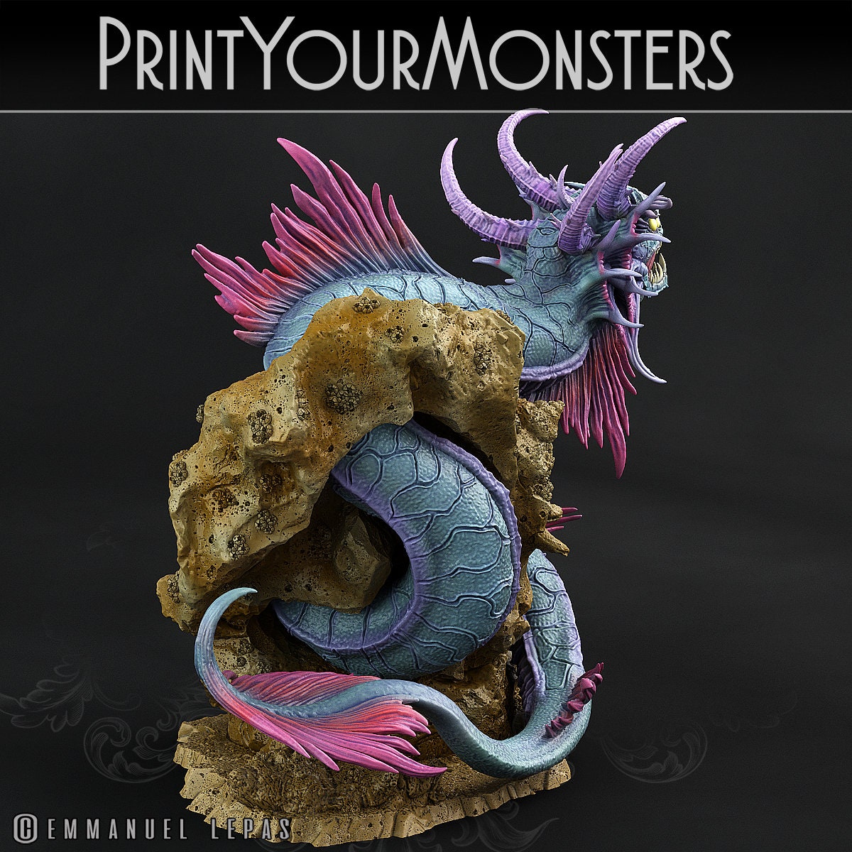Death Jester Eel - Print Your Monsters 